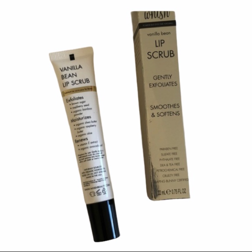 Whish Lip Scrub Vanilla Bean .75 oz